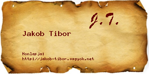 Jakob Tibor névjegykártya